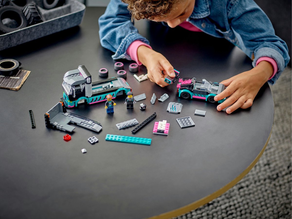 LEGO City Racewagen en Transportvrachtwagen - 60406