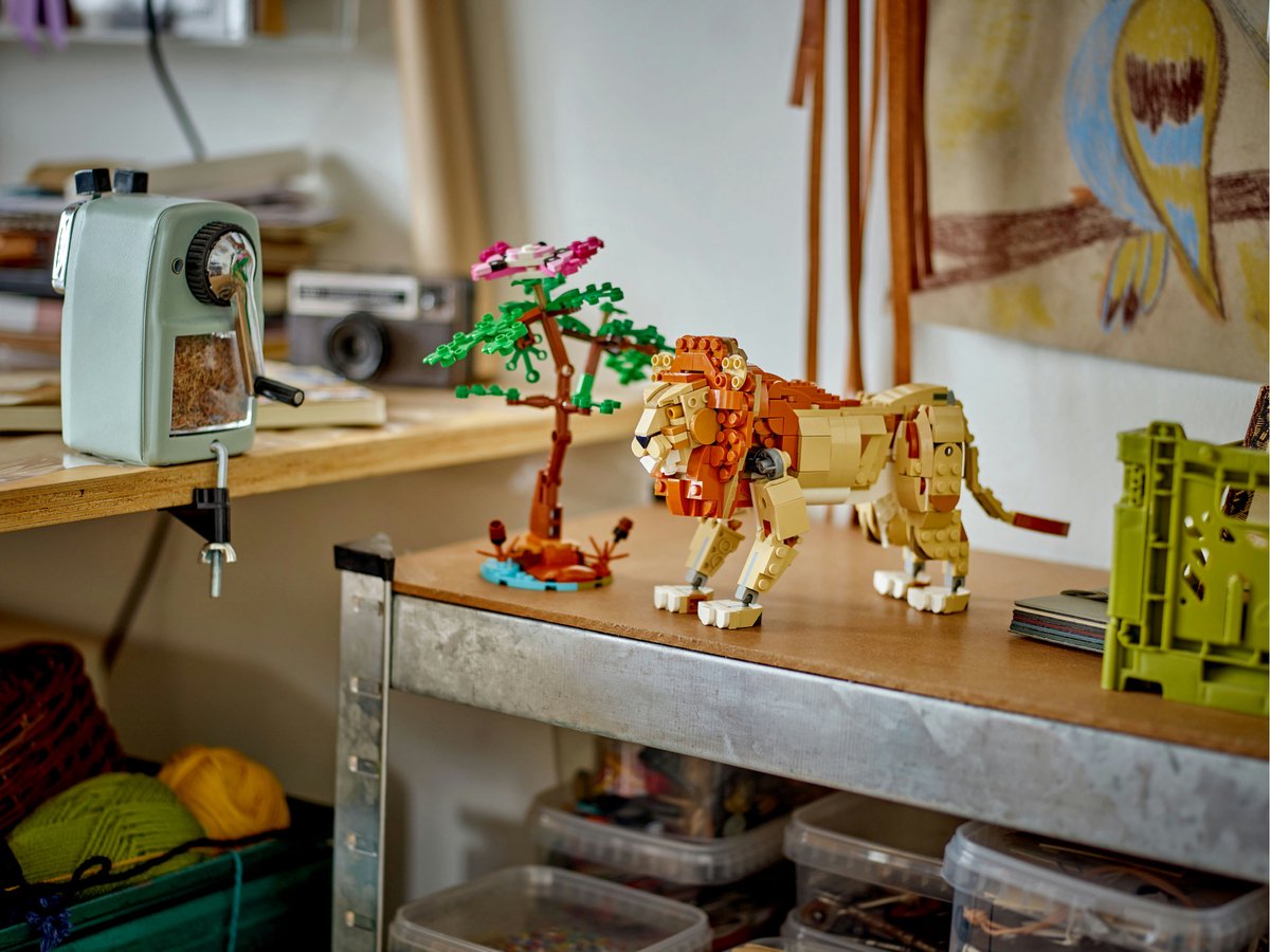 LEGO Creator Safari Dieren 3-in-1: Giraf, Leeuw & Gazellen