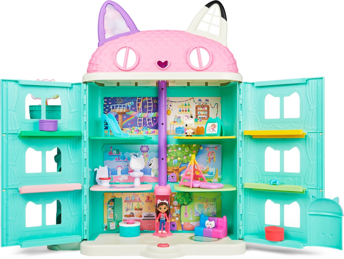 Gabby's Poppenhuis Interactief Speelhuis met Figuren en Accessoires
