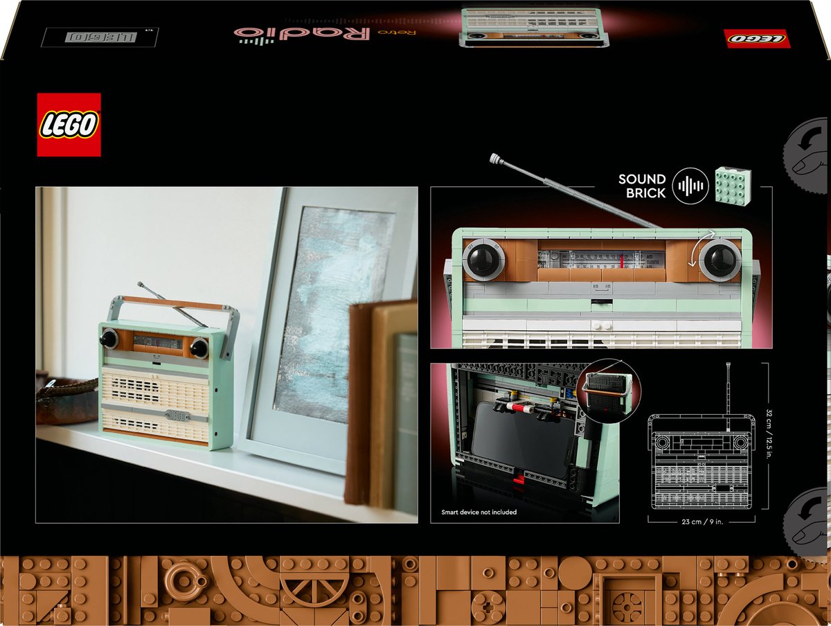 LEGO Icons Retro Draagbare Radio - 10334