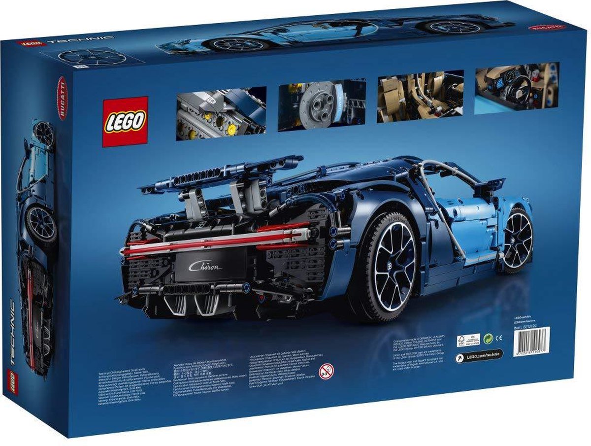 LEGO Technic Luxe Bugatti Chiron Bouwset - 42083