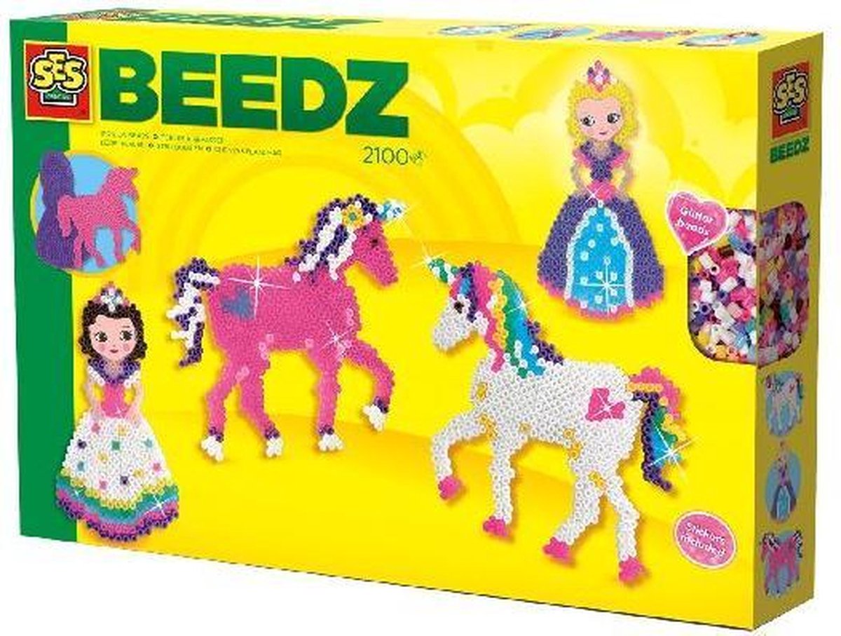 SES Beedz Strijkkralen Unicorn & Prinsessen Set