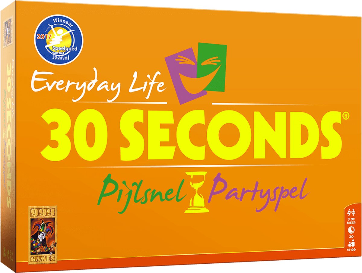 999 Games 30 Seconds Alledaags Levensspel - Bordspel