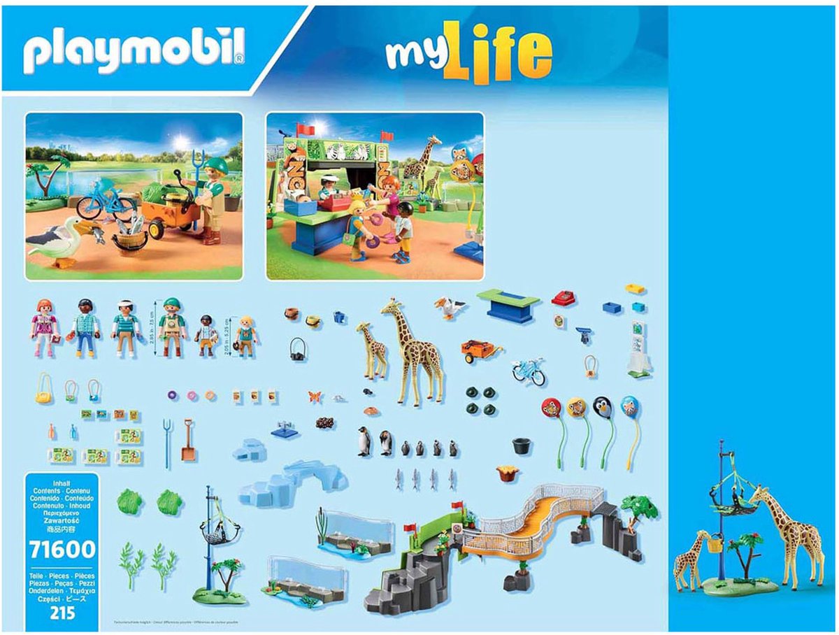 PLAYMOBIL Dierenpark Mijn Leven 50 Jaar - 71600