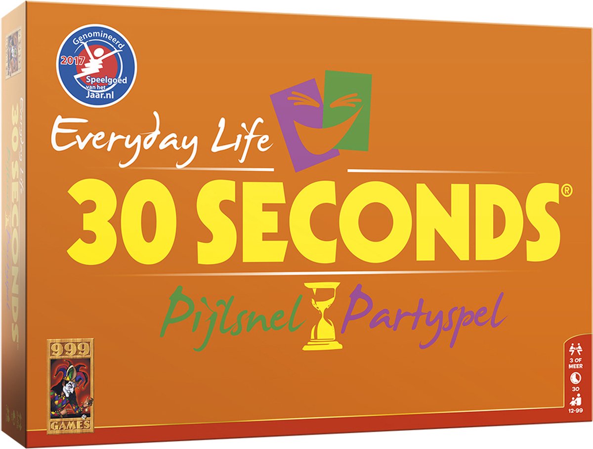 999 Games 30 Seconds Alledaags Levensspel - Bordspel