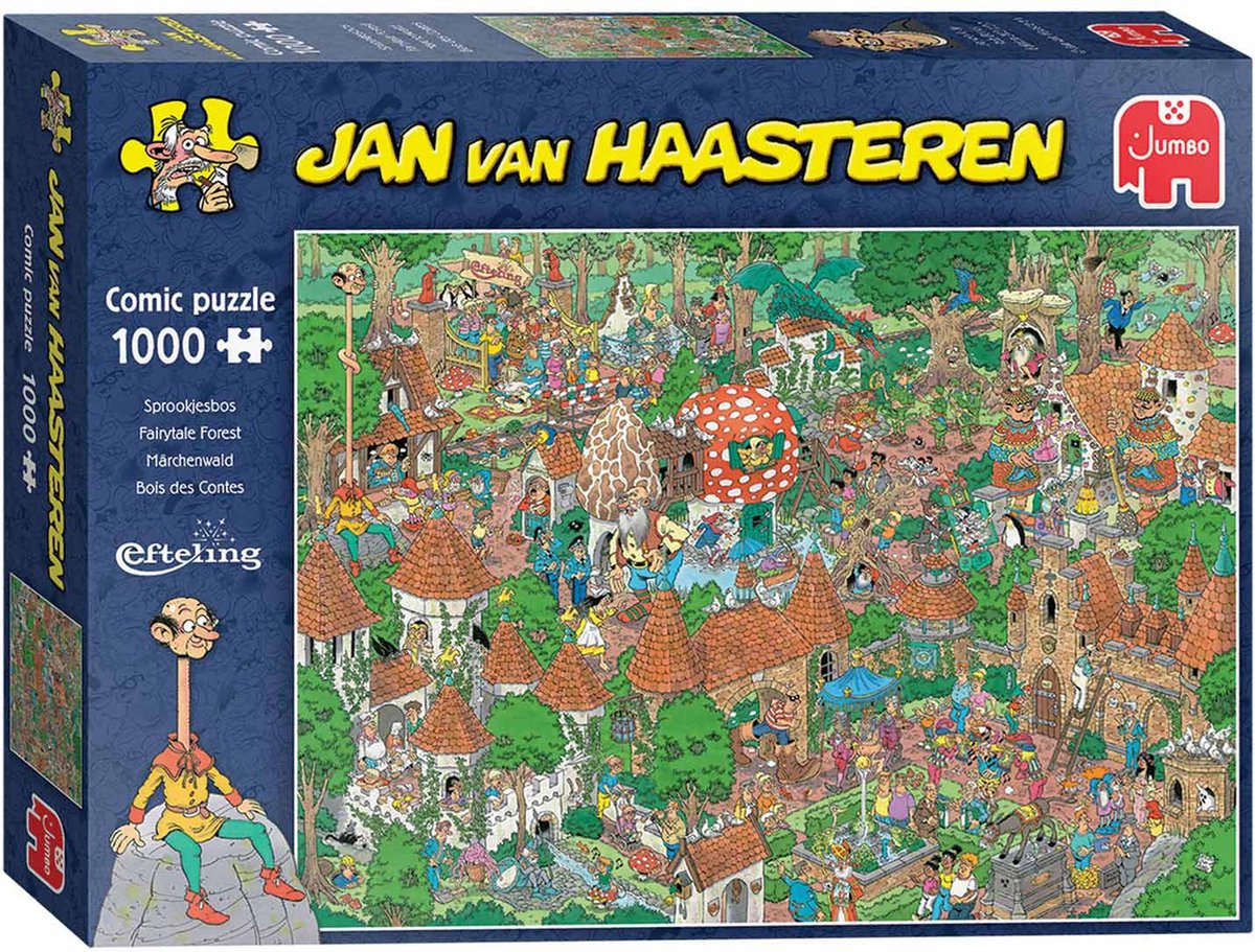 Jan van Haasteren Efteling Sprookjesbos Puzzel 1000 Stukjes