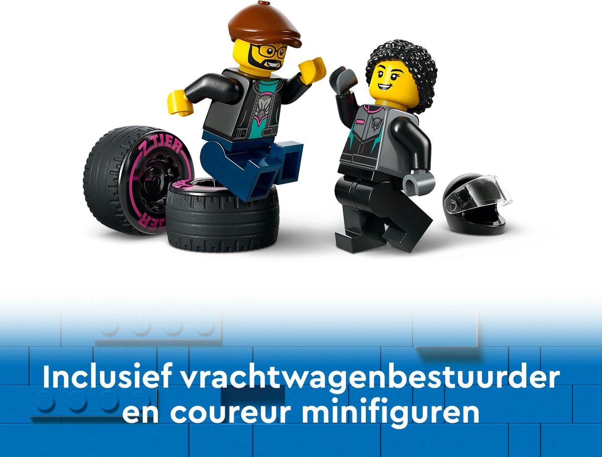 LEGO City Racewagen en Transportvrachtwagen - 60406