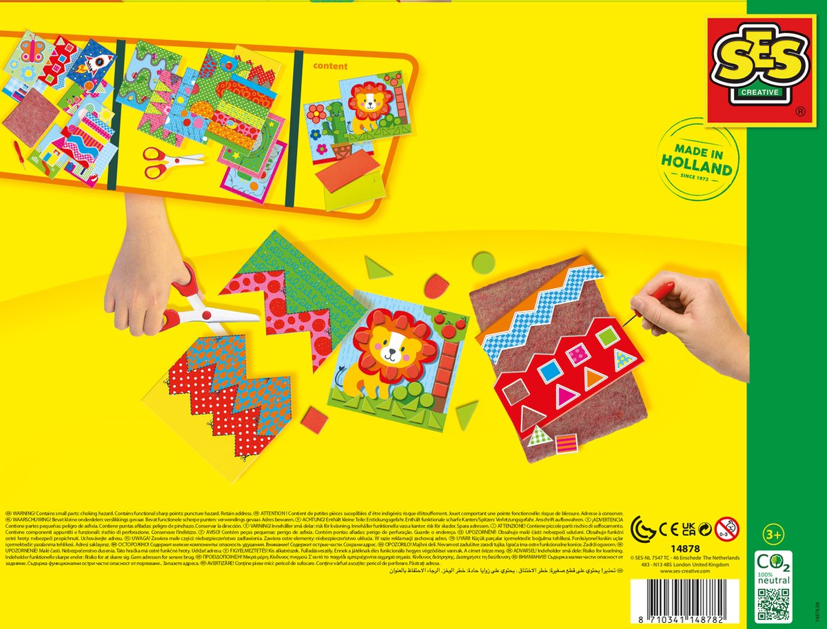 SES Creatief Leren Knippen, Mozaïeken en Perforeren