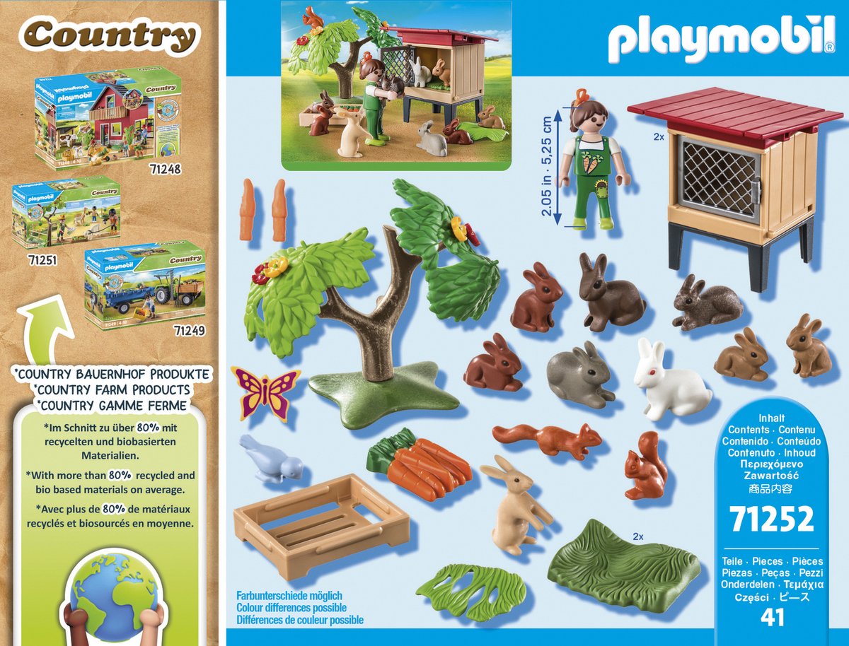 PLAYMOBIL Country Speelfiguur voor Kinderen - 71252