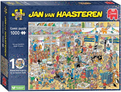 Jan van Haasteren Puzzel 1000 Stukjes - 10 Jaar Jubileum