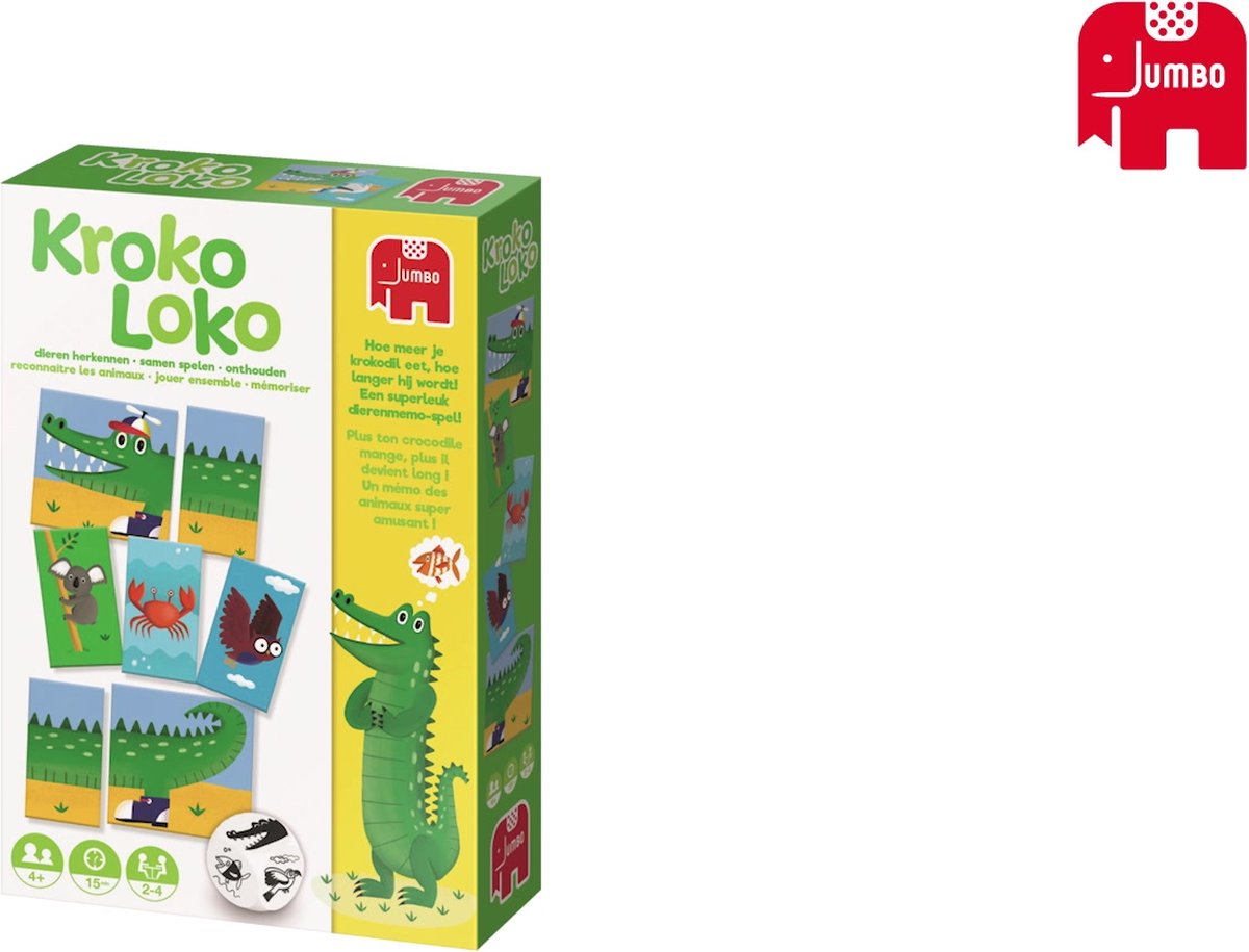 Jumbo Kroko Loko - Spannend Dierenbordspel voor Kinderen