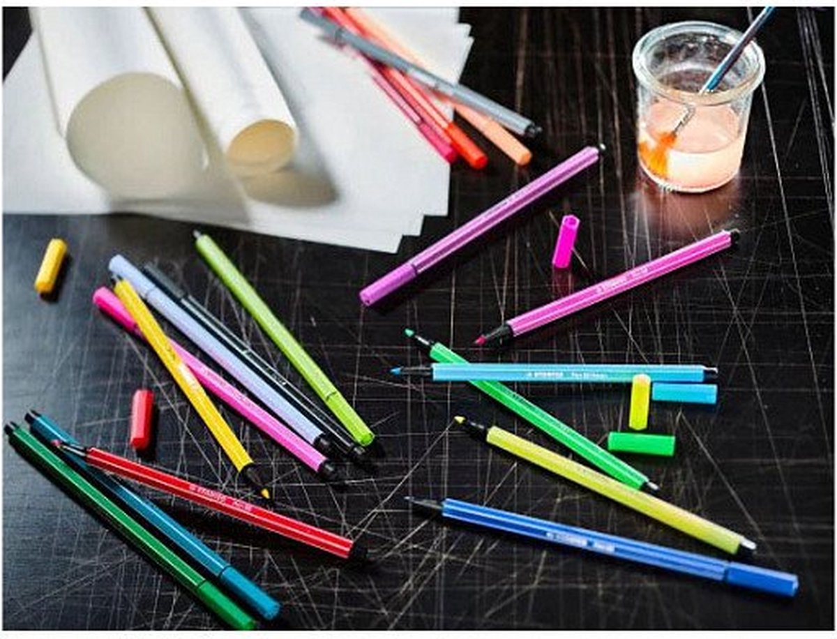 STABILO Pen 68 Premium Stiftenkoffer ARTY - 65 Kleuren