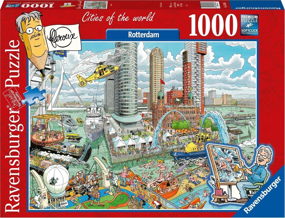 Ravensburger Puzzel Fleroux Rotterdam - 1000 Stukjes