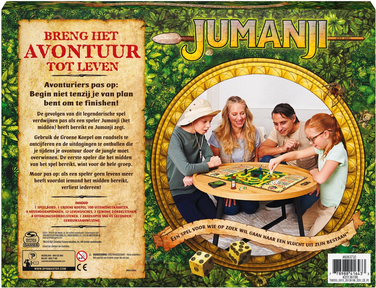 Spin Master Jumanji Avonturenspel Editie voor 8+