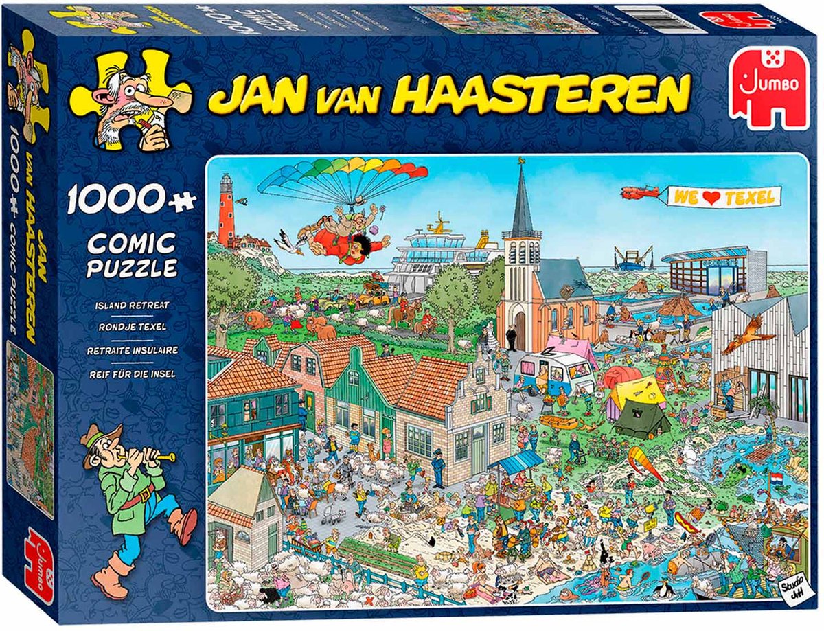 Jan van Haasteren Puzzel 1000 Stukjes - Island Retreat