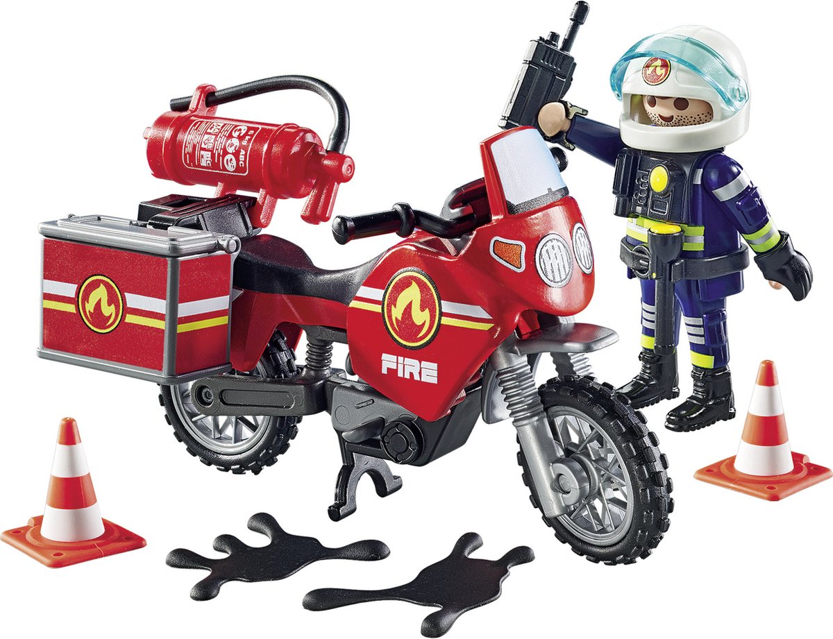 PLAYMOBIL Actiehelden Brandweer bij Ongeval - 71466