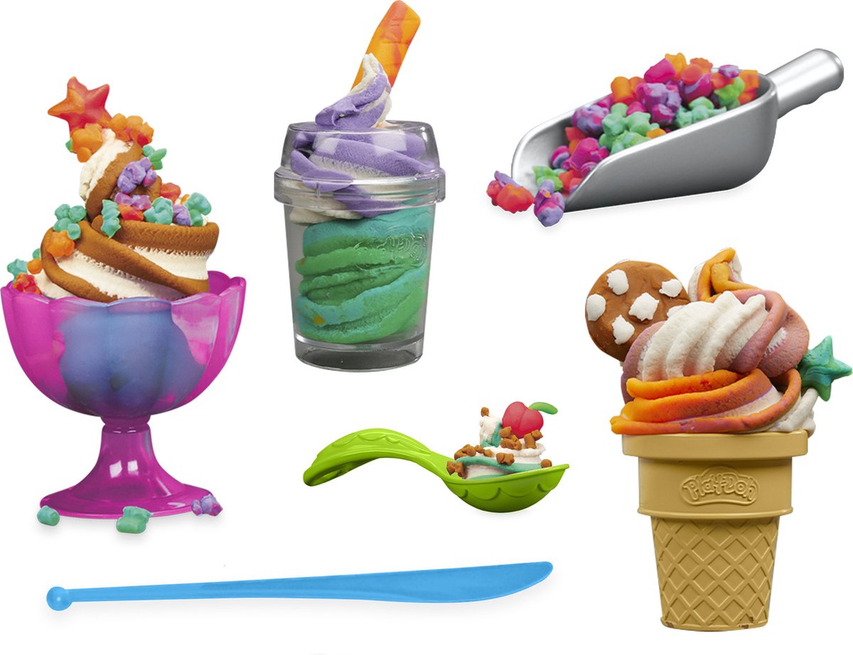 Play-Doh Softijs Speelset Regenboog