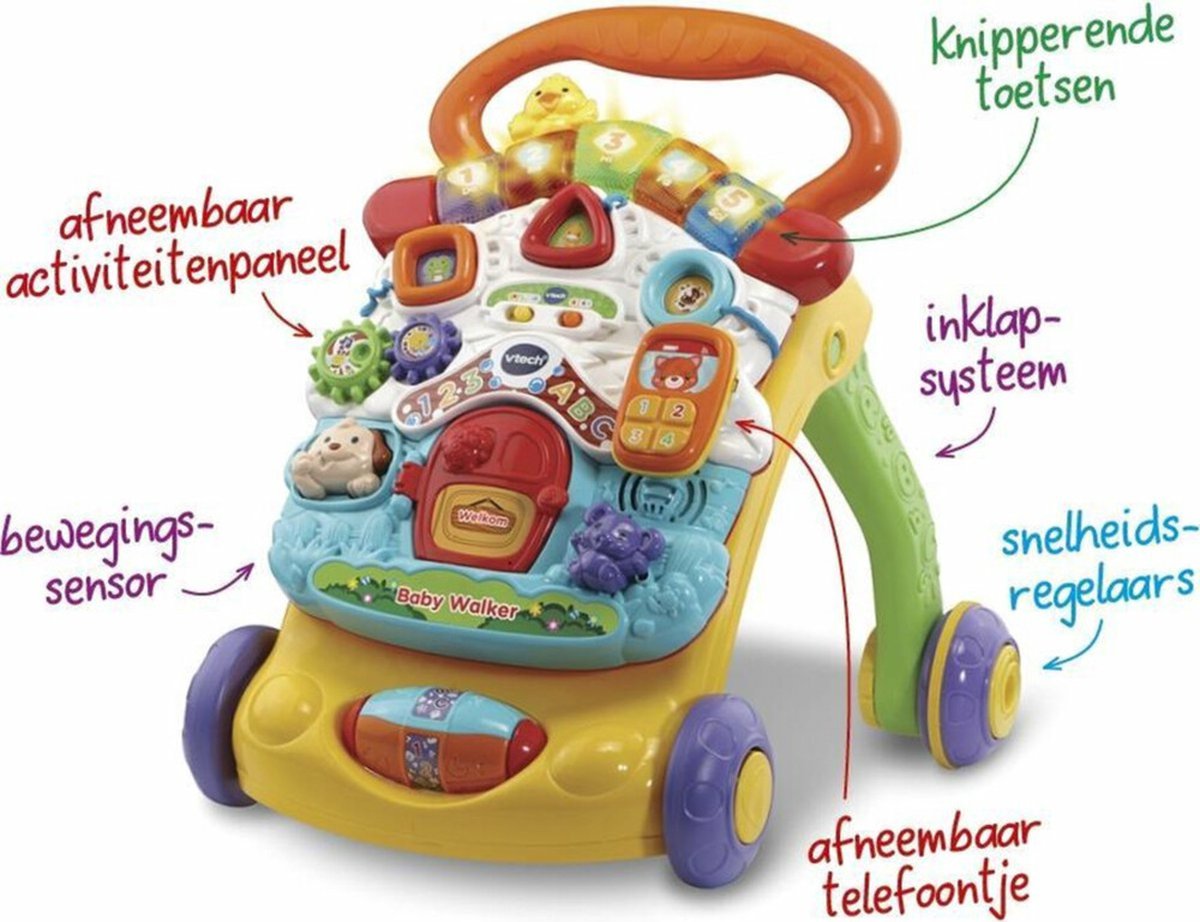 VTech Loopwagen Baby Walker - Leer en Ontdek