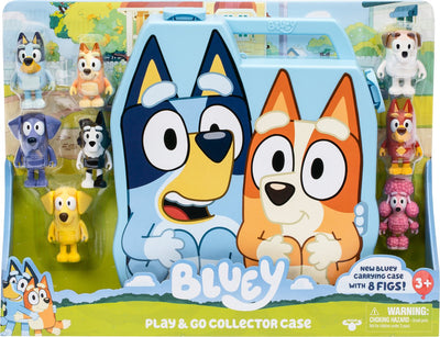 Moose Toys Bluey Deluxe Verzamelkoffer met 8 Figuren