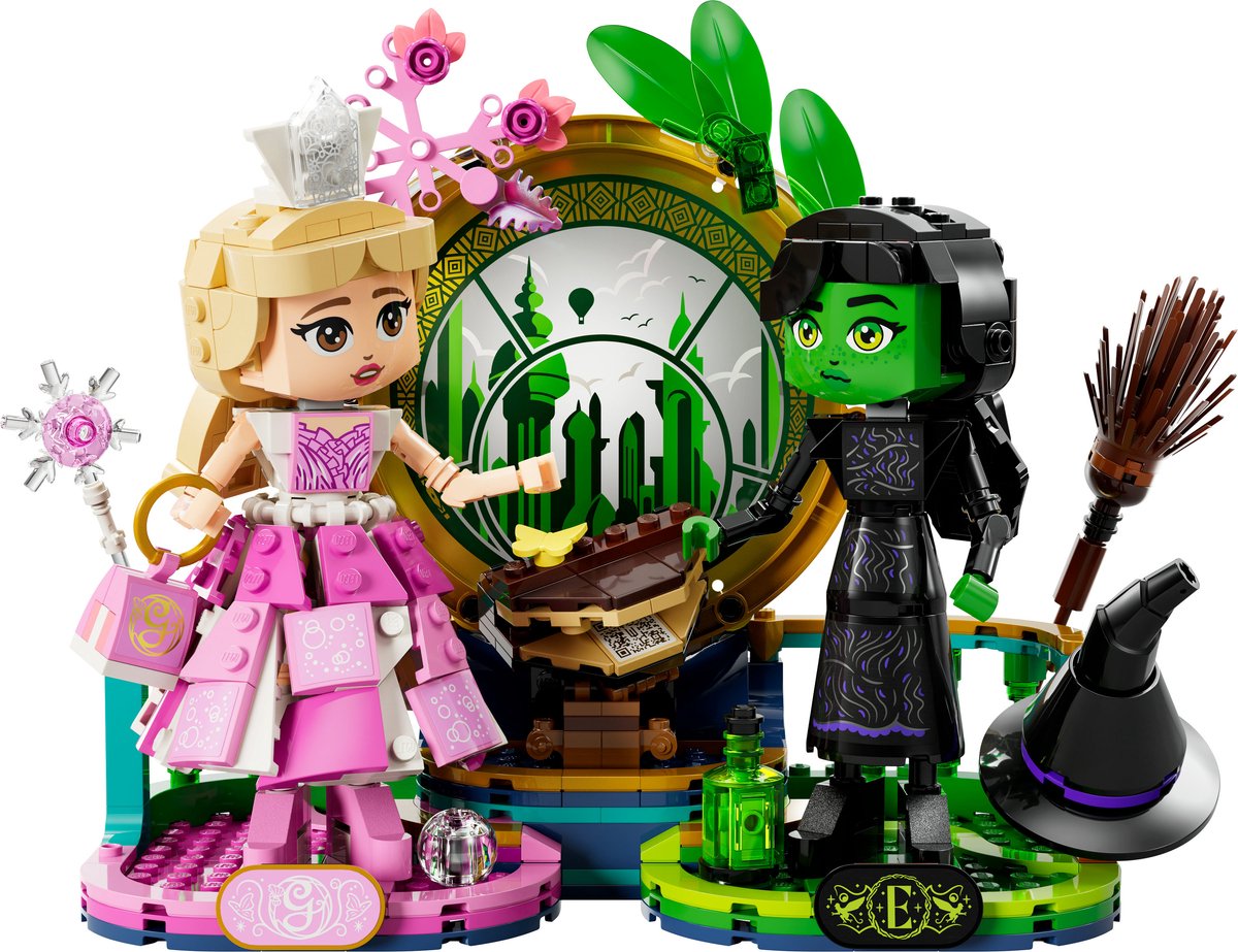 LEGO Wicked Elphaba en Glinda Minifiguren - 75682