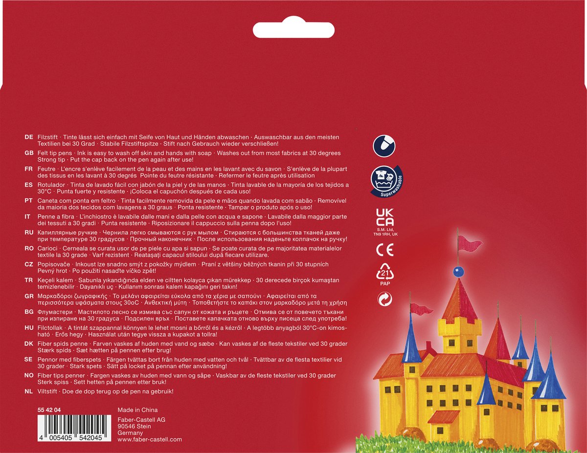 Faber-Castell Kleurstiften Set 50 Stuks in Kartonnen Etui