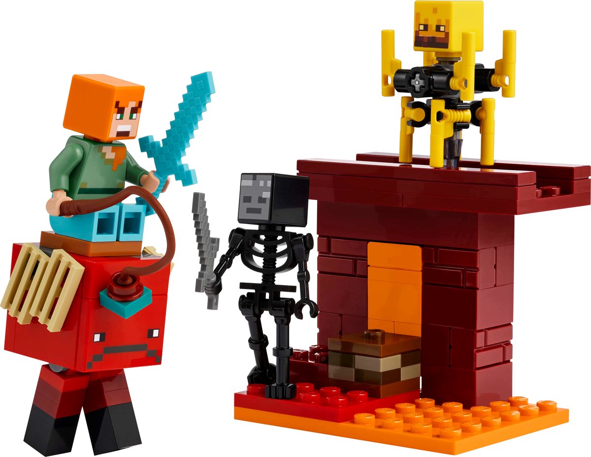 LEGO Minecraft De Lava Strijd in de Nether - 21266