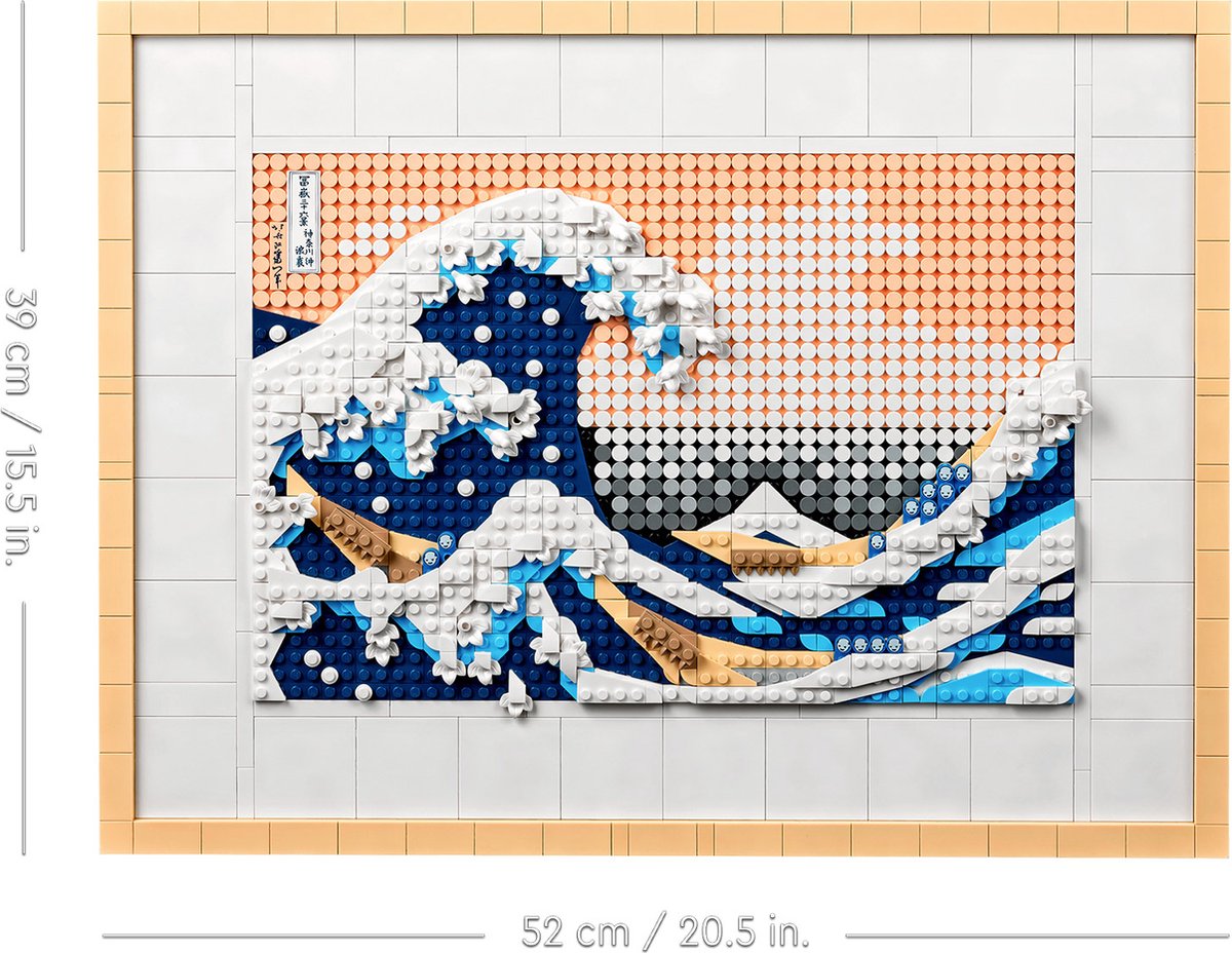 LEGO ART 31208 Hokusai - De Grote Golf Schilderij Set