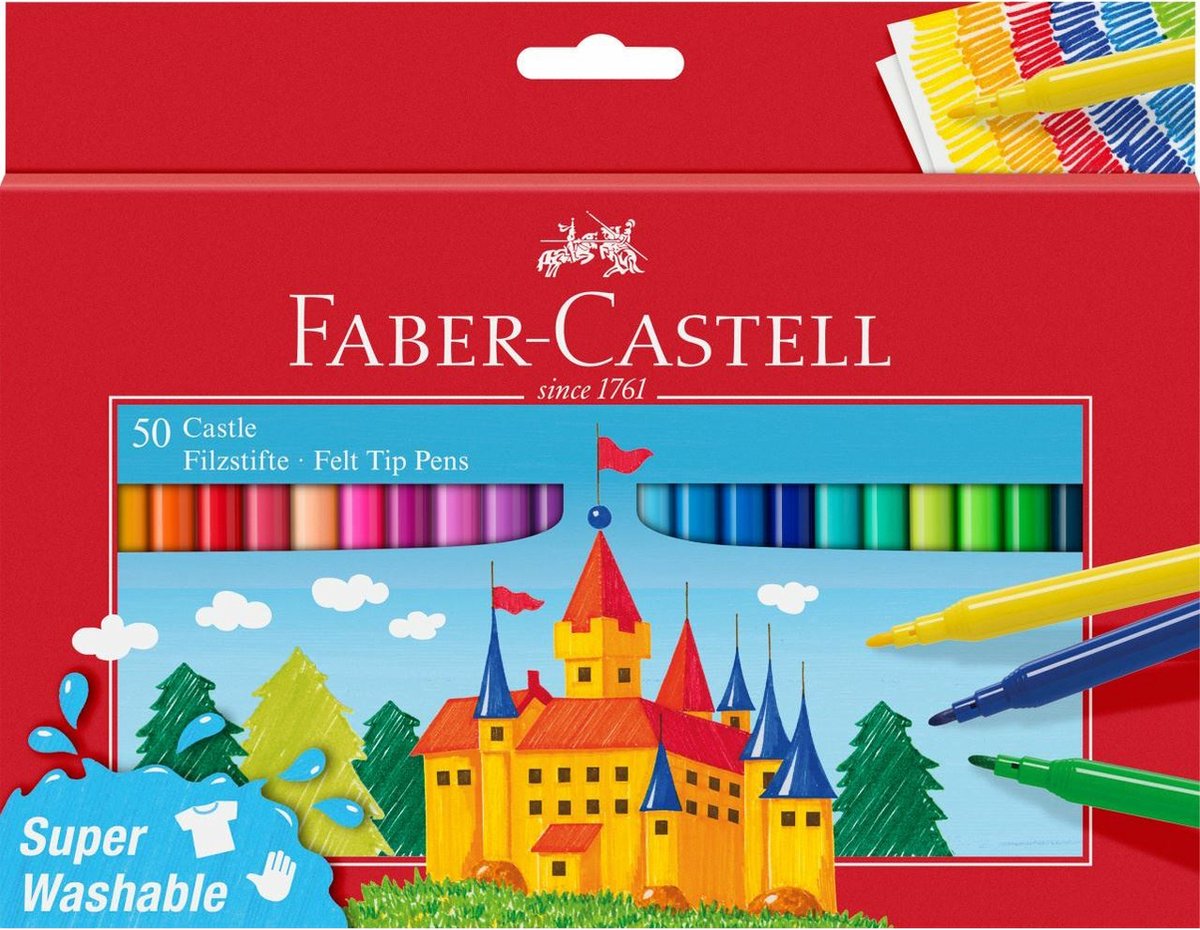 Faber-Castell Kleurstiften Set 50 Stuks in Kartonnen Etui