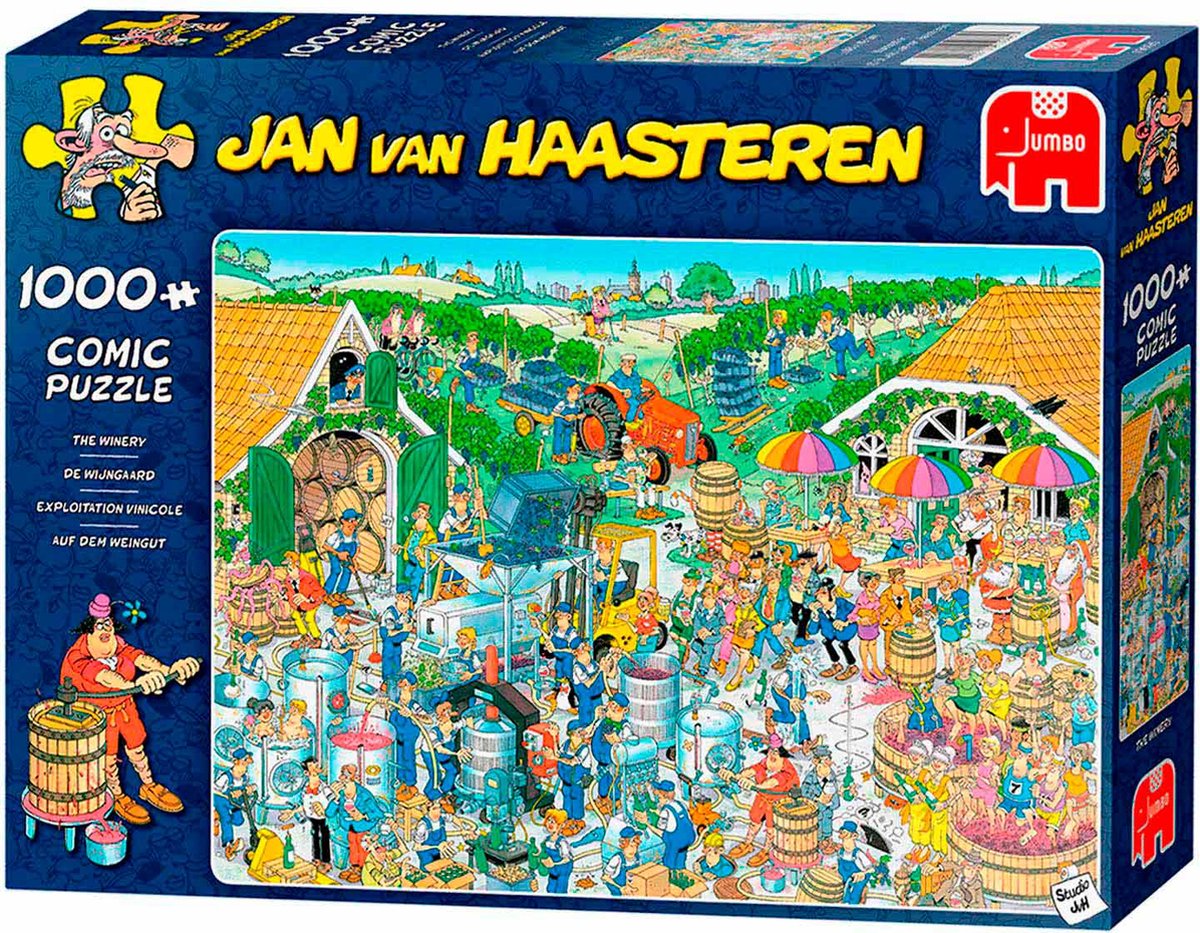 Jan van Haasteren Puzzel 1000 Stukjes - Wijnbouw Exploitatie