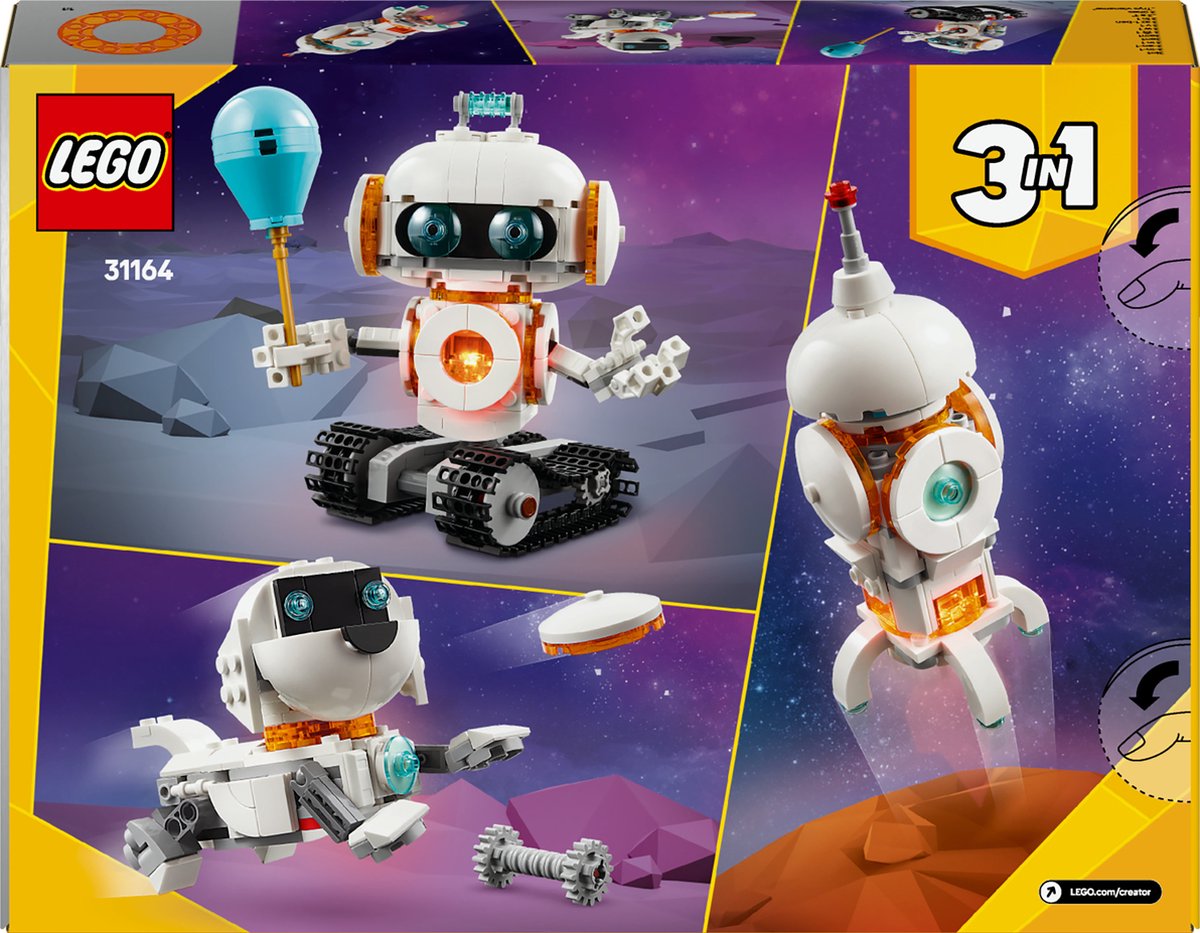 LEGO Creator Ruimte Robot Avonturen - 31164