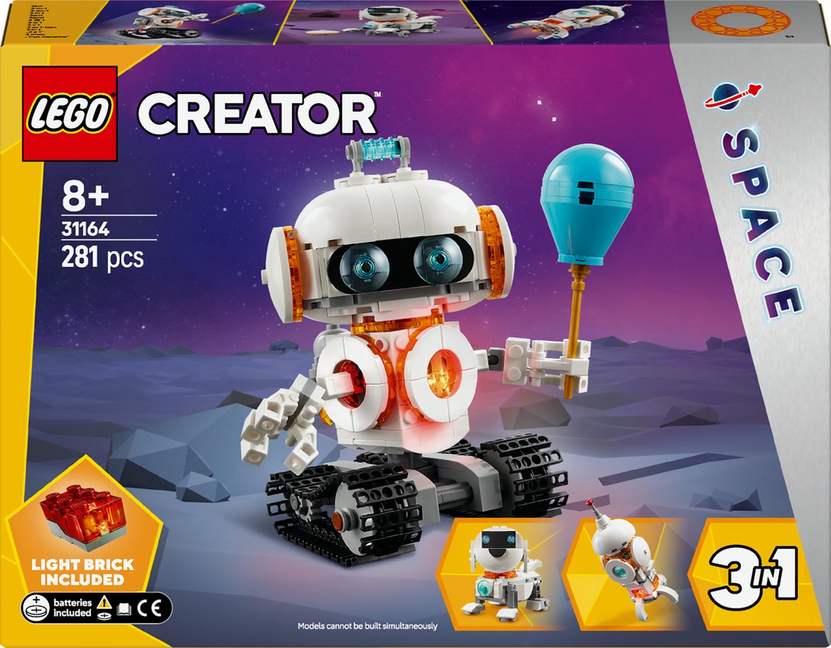 LEGO Creator Ruimte Robot Avonturen - 31164