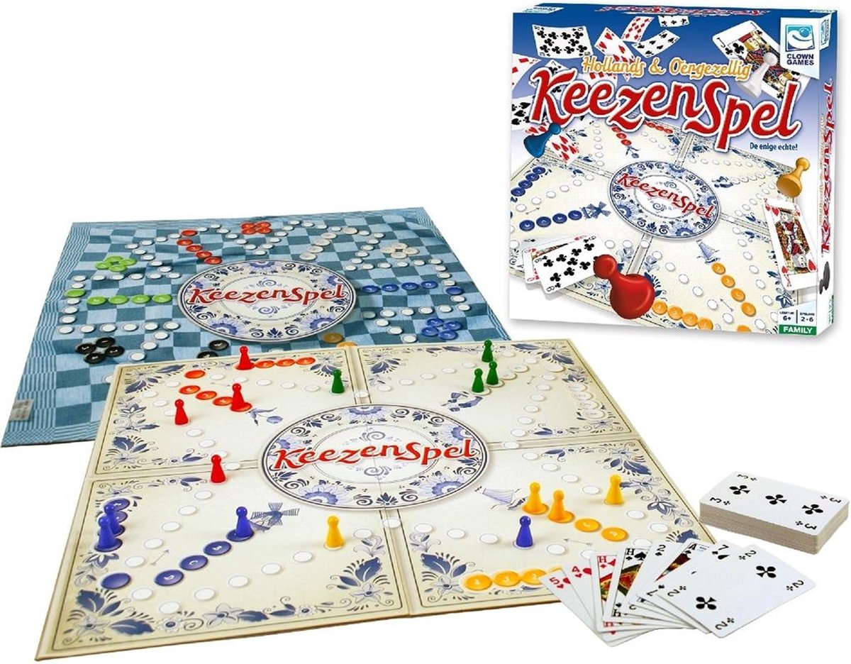 Clown Games Keezenspel - Bordspel voor Gezellige Avonden