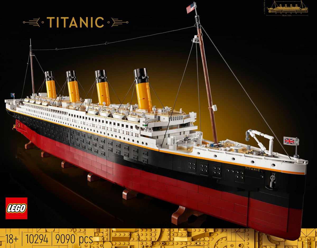 LEGO Creator Luxe Titanic Bouwset - 10294