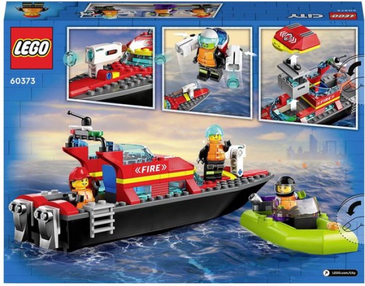 LEGO City Brandweer Reddingsboot - 60373