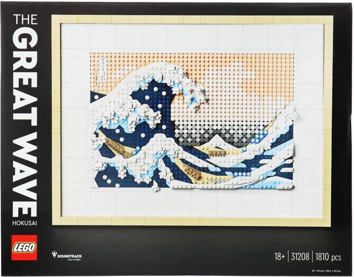 LEGO ART 31208 Hokusai - De Grote Golf Schilderij Set