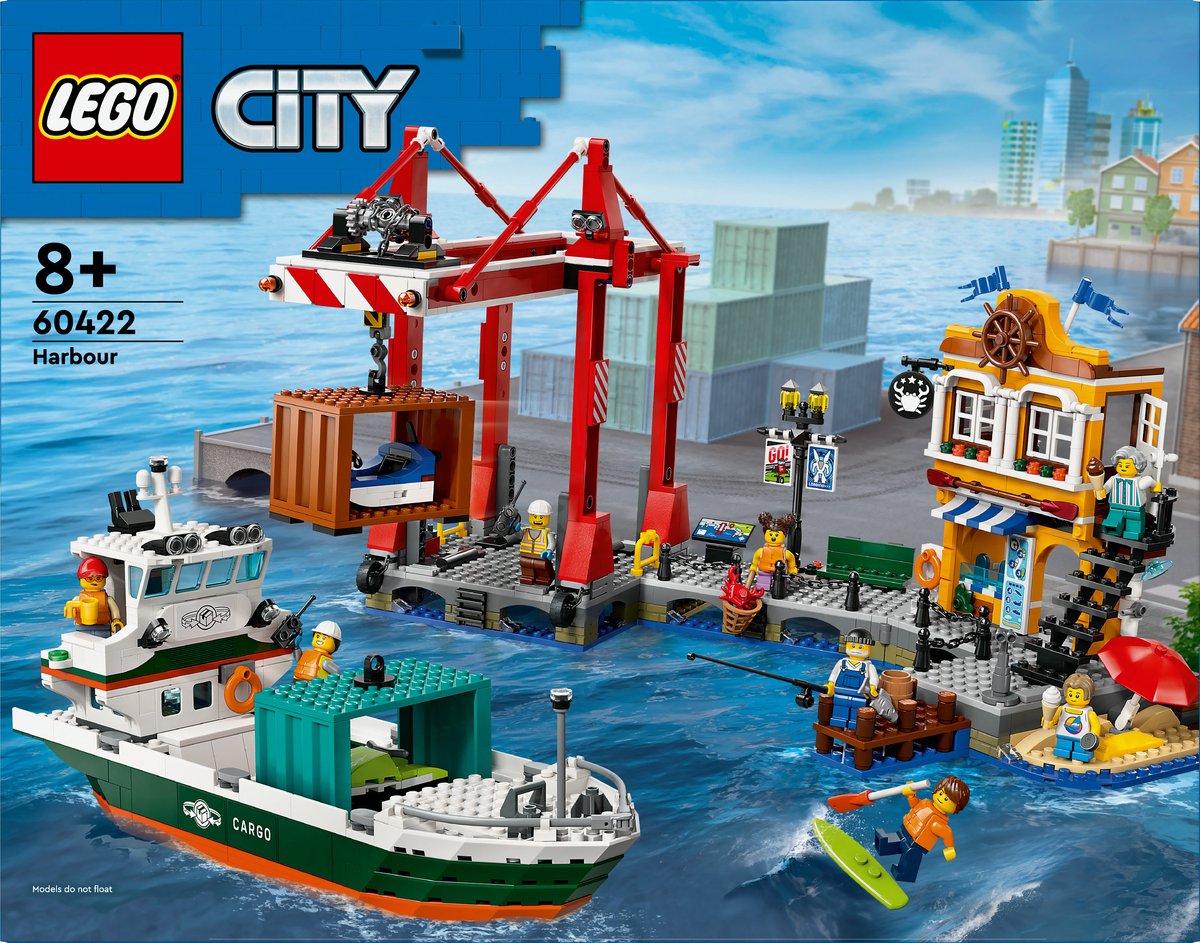 LEGO City Haven met Speelgoedvracht - 60422