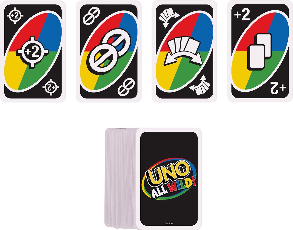 Mattel Games UNO All Wild Kaartspel