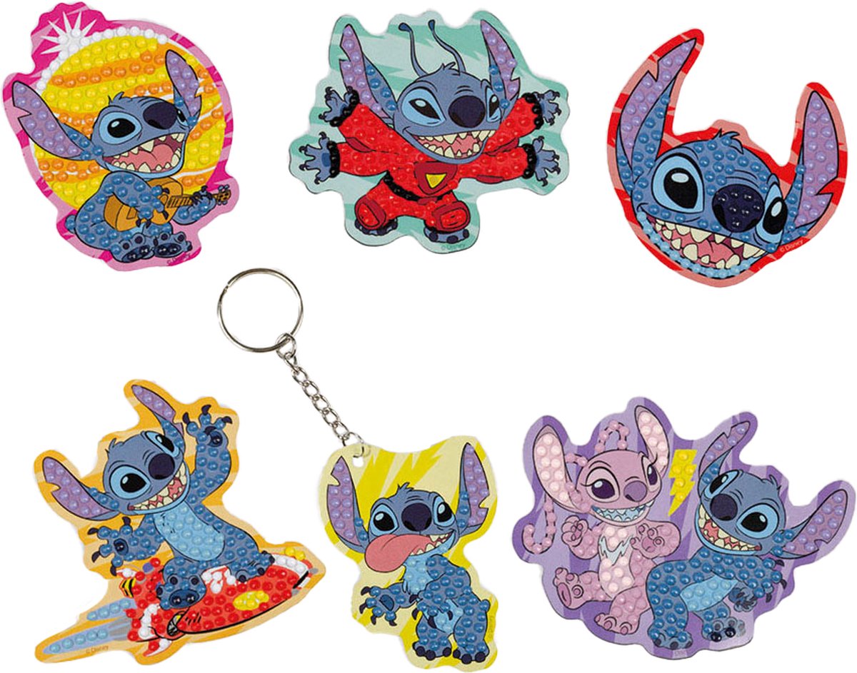 Totum Disney Stitch Magneten & Sleutelhanger Set