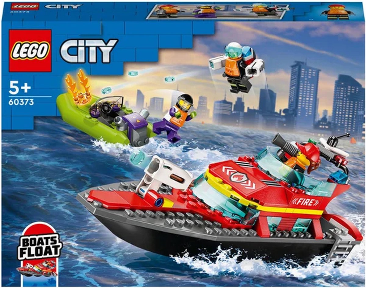 LEGO City Brandweer Reddingsboot - 60373