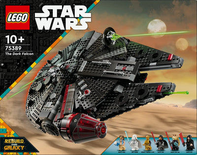 LEGO Star Wars Millennium Falcon Zwart - 75389