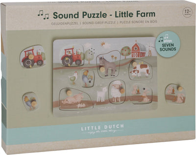 Little Dutch Geluidspuzzel Little Farm - FSC Gecertificeerd