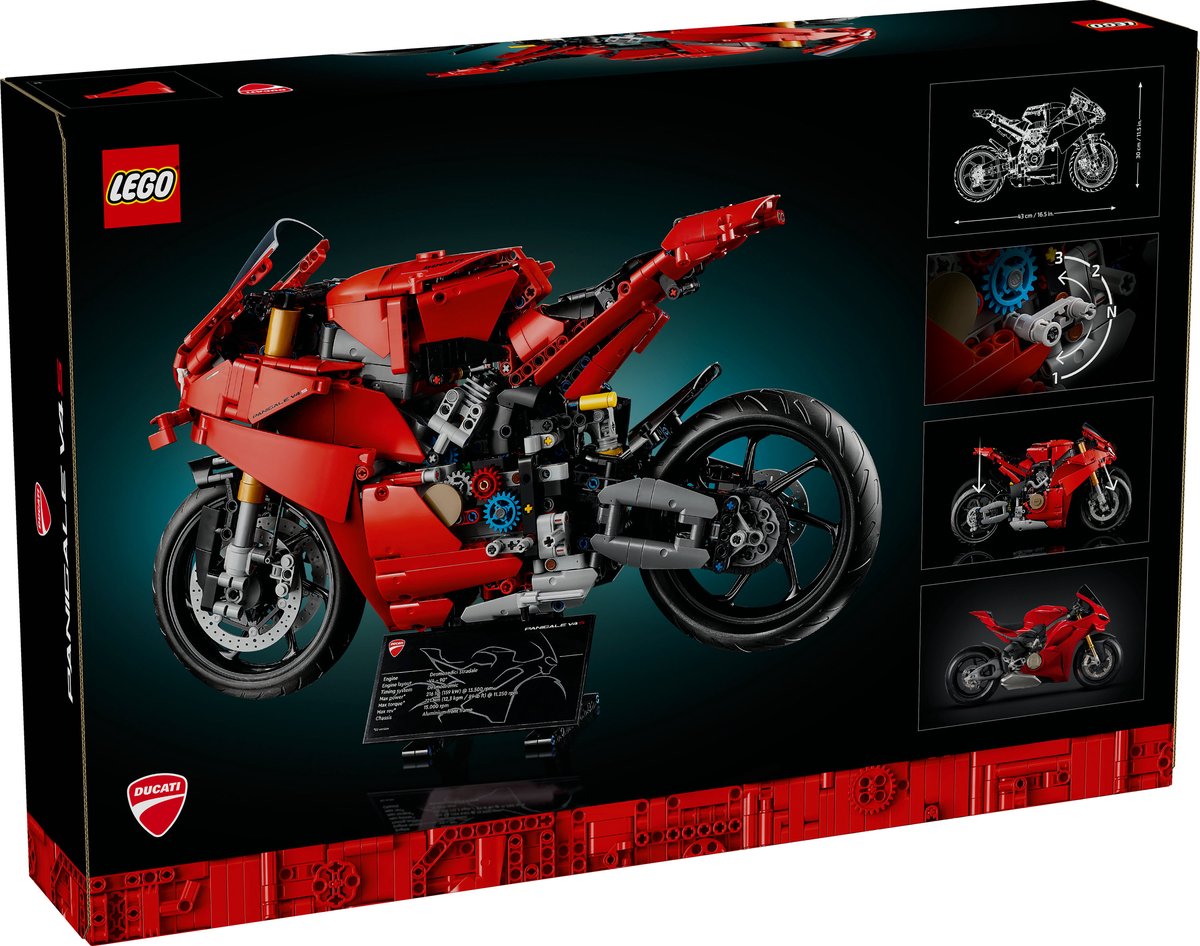 LEGO Technic Ducati Panigale V4 S Motorfiets - 42202