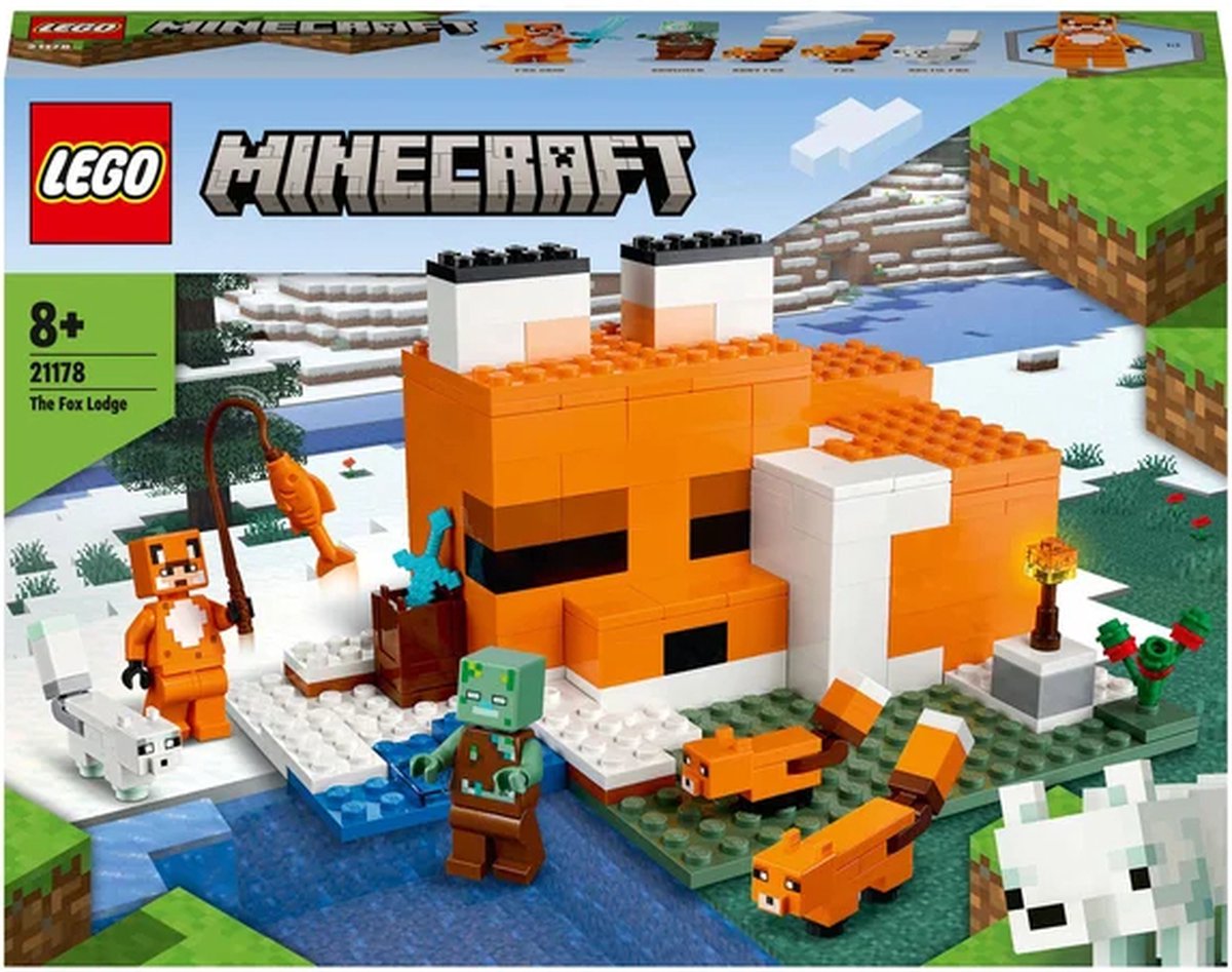 LEGO Minecraft Het Vosjeshuis Bouwspeelset - 21178