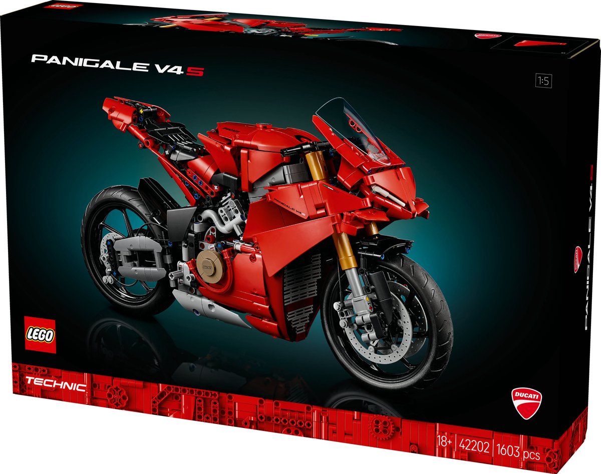 LEGO Technic Ducati Panigale V4 S Motorfiets - 42202