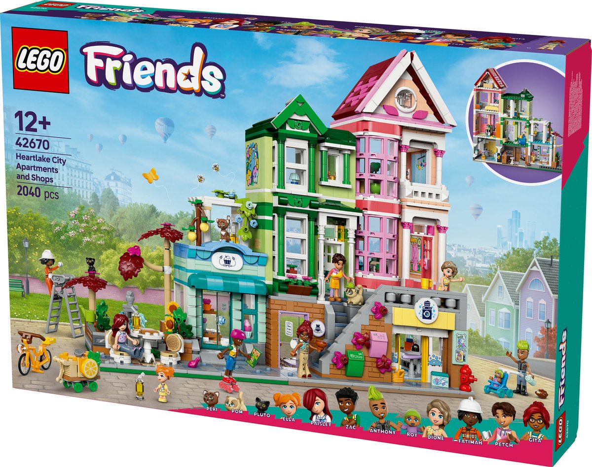 LEGO Friends Heartlake City Appartementen & Winkels - 42670