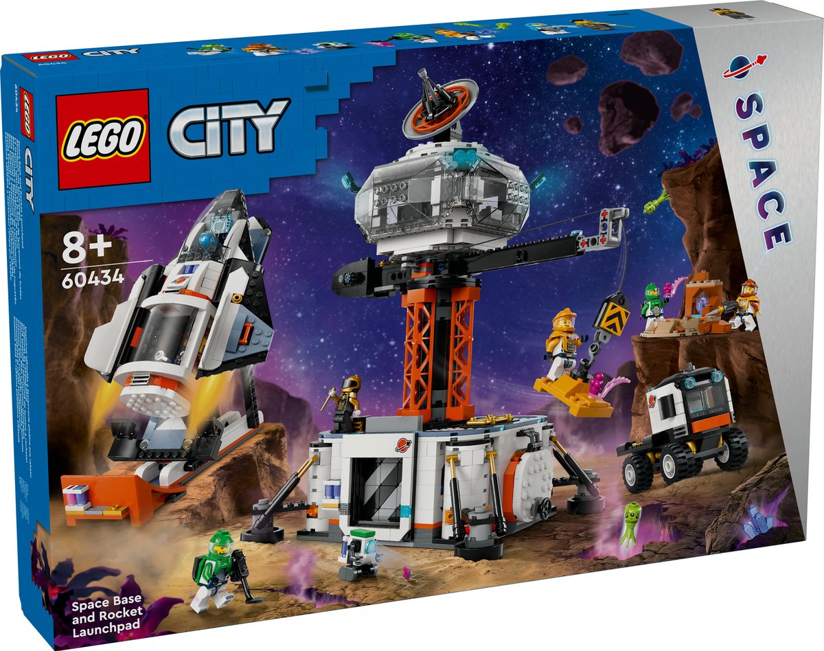 LEGO City Ruimtebasis en Lanceerraket - 60434