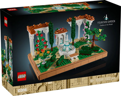 LEGO Jardin d'Icônes met Fontein - 10359