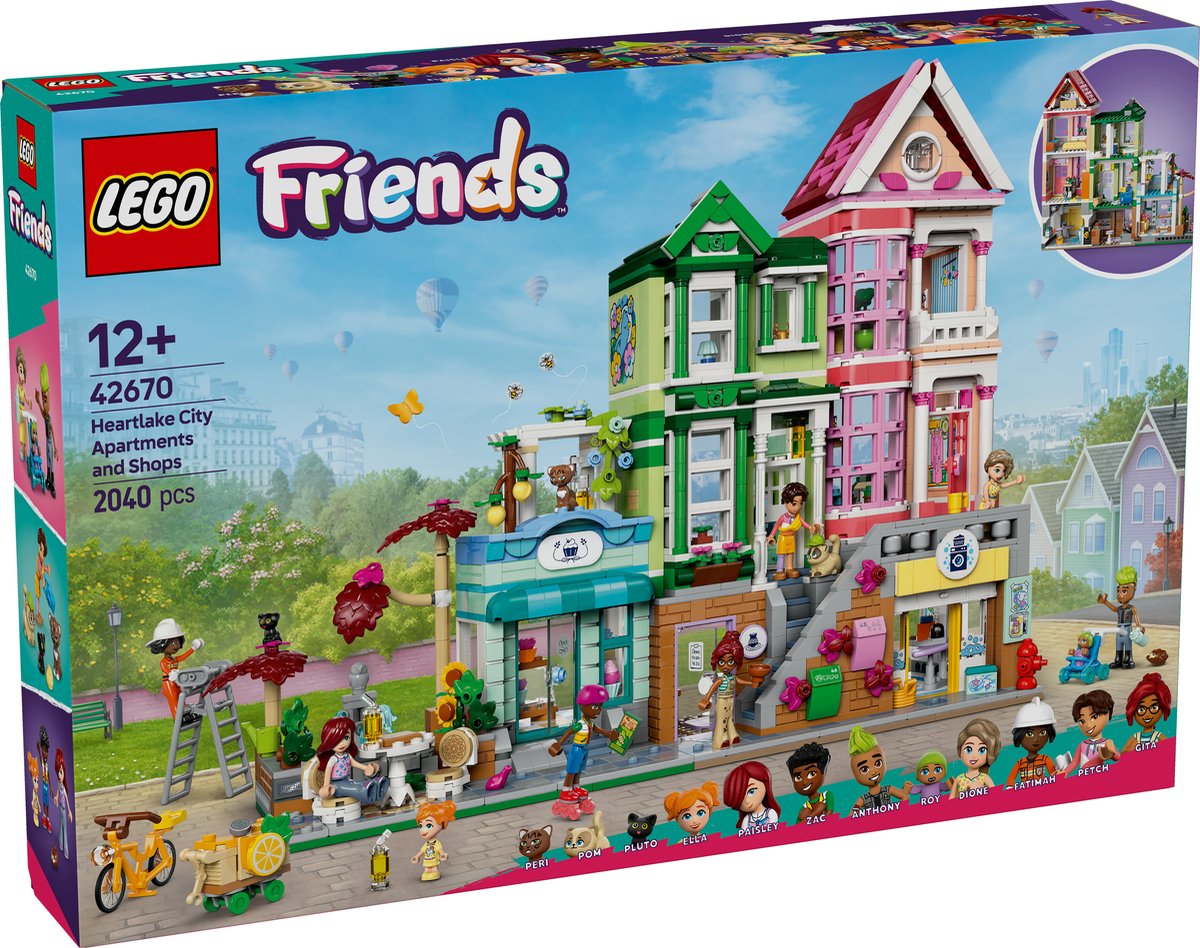 LEGO Friends Heartlake City Appartementen & Winkels - 42670