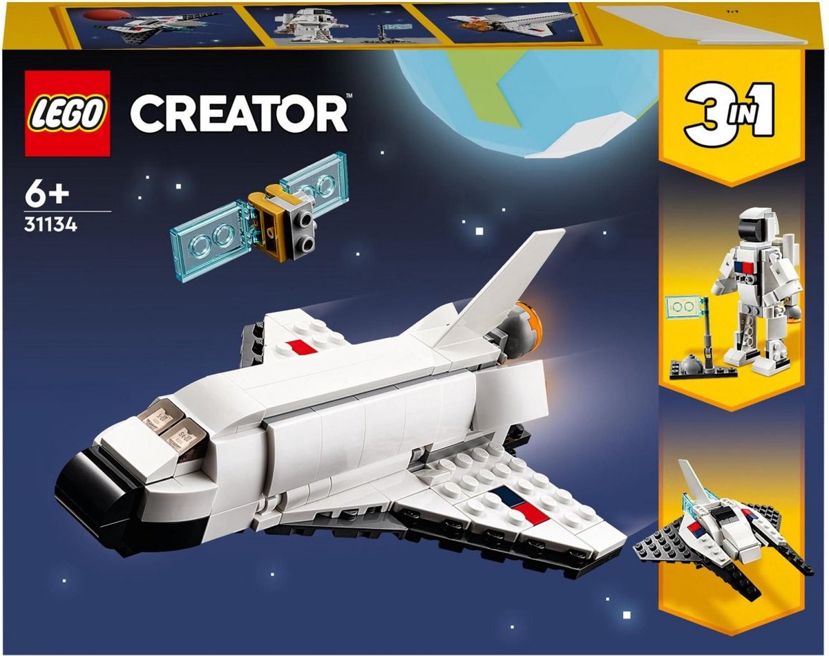 LEGO Creator 3-in-1 Ruimte Shuttle Set - 31134