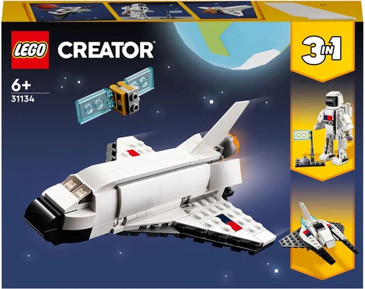 LEGO Creator 3-in-1 Ruimte Shuttle Set - 31134